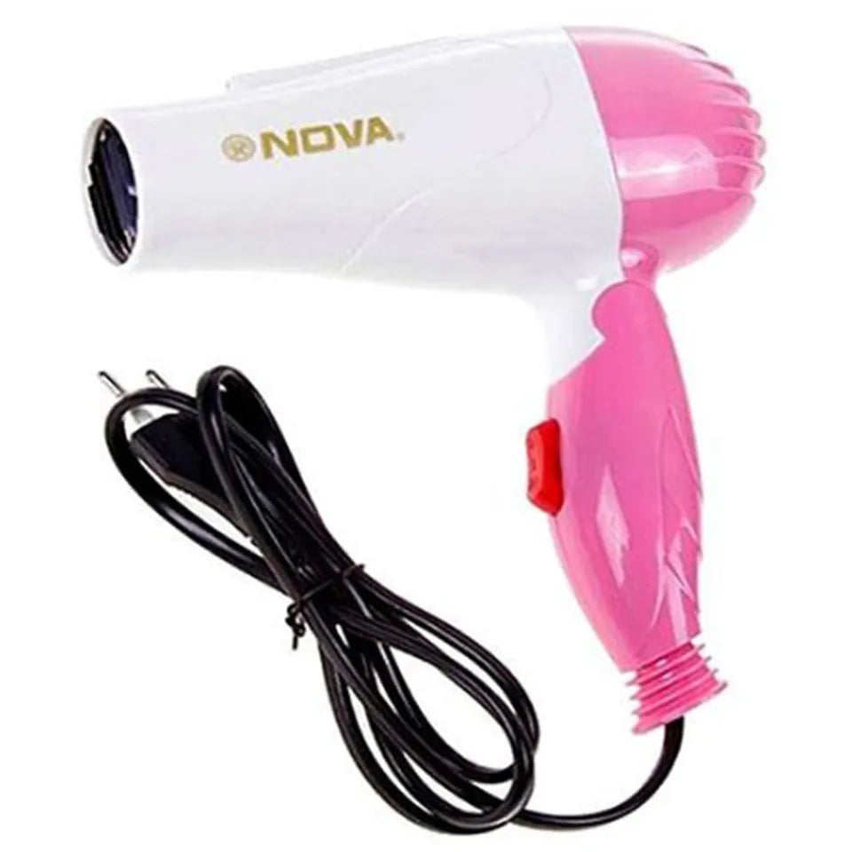 Nova Hair Dryer NV-1290 – Quick-Dry Foldable Compact Travel Hair Dryer