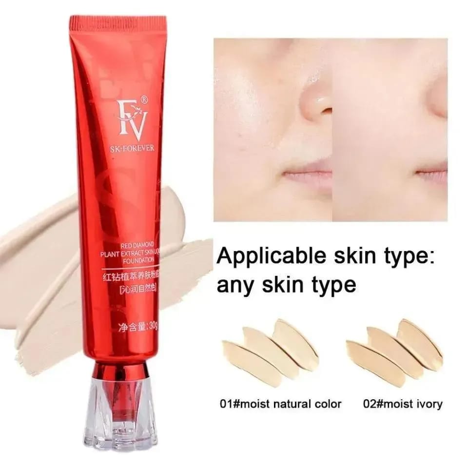 Flicka 2-in-1 Makeup Combo – 60g Primer + 30g Ivory Foundation