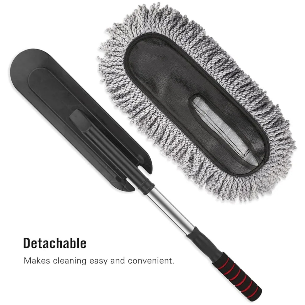 Car Wash Cleaning Brush – Microfiber Duster with Telescoping Handle
