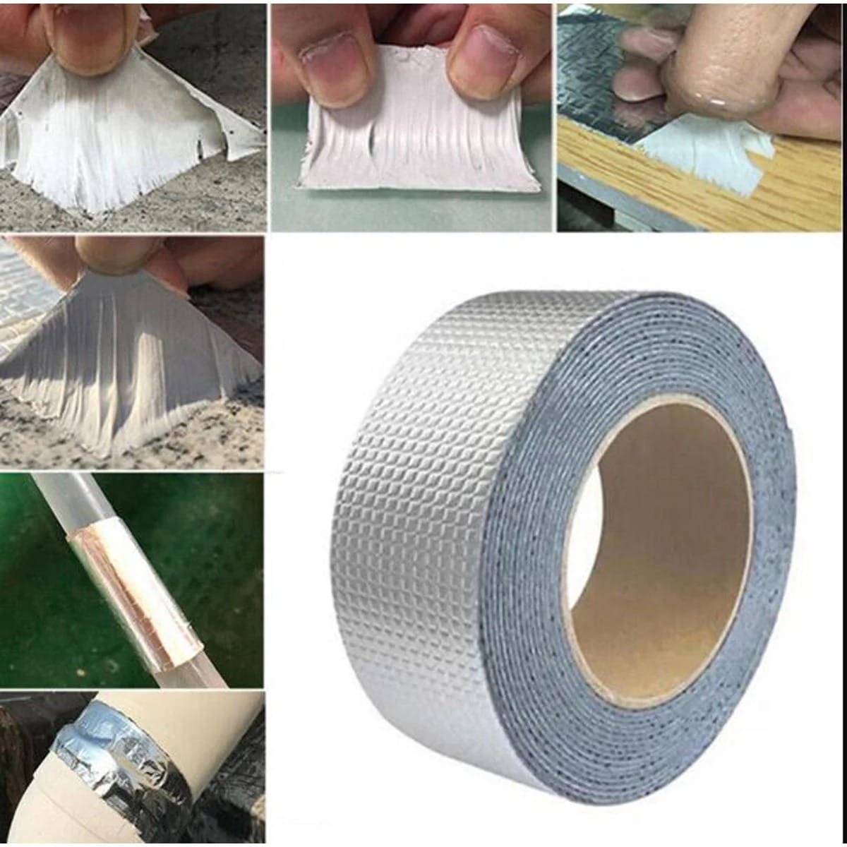 Heavy Duty Aluminum Foil Butyl Waterproof Repair Tape – 2 Inch × 1.5M
