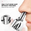 Mini Portable Stainless Steel Nose Hair Trimmer | Manual Nose & Ear Hair Cutter | Safe Grooming Tool for Men & Women
