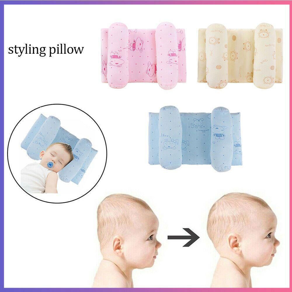 Soft Newborn Baby Head Shaping Pillow | Breathable Infant Support Cushion | Portable Baby Pillow