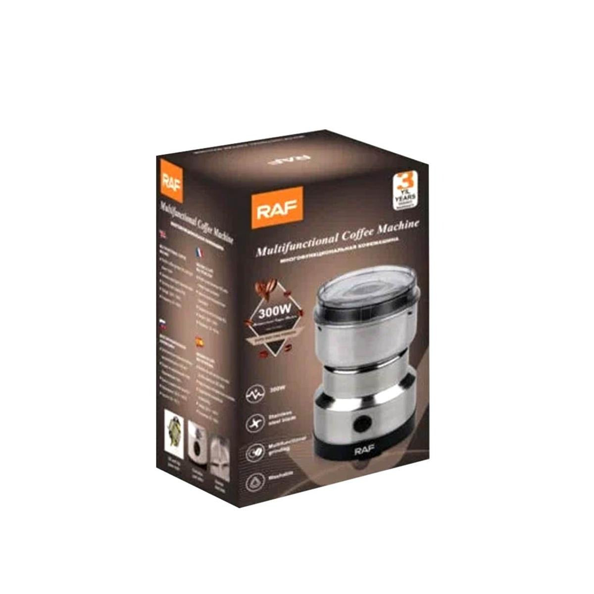 RAF R-7113 Electric Grinder | 300W Stainless Steel Blade Grinder | Coffee, Spices & Masala Grinder