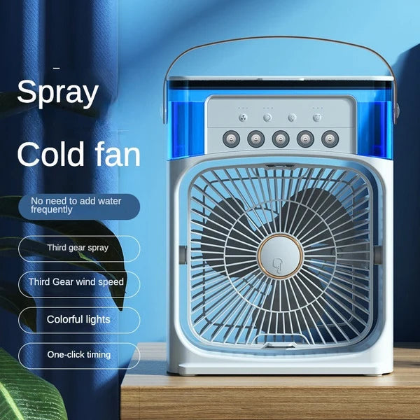 Mini Portable Air Cooler Fan – 3-Speed USB Personal Air Cooler
