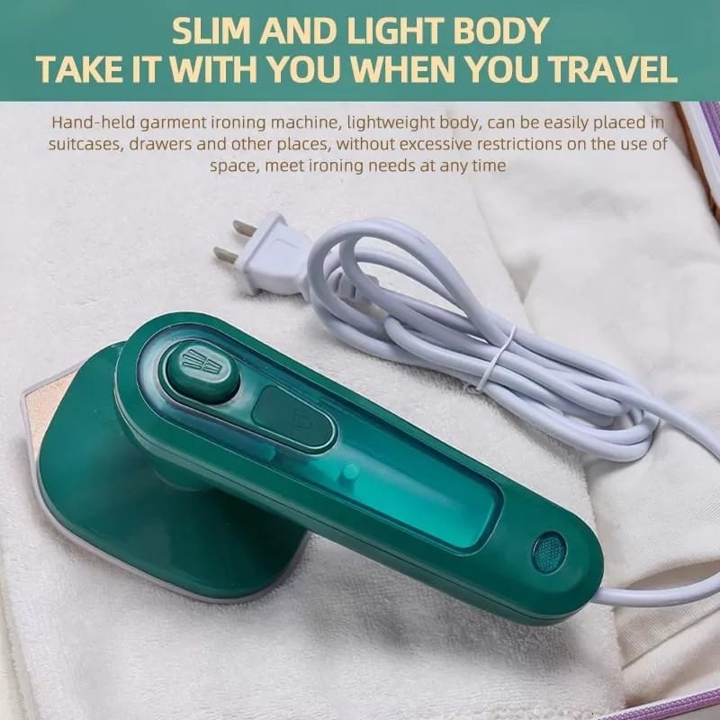 Portable Steam Iron – Mini Travel Iron with Spray & Titanium Plate