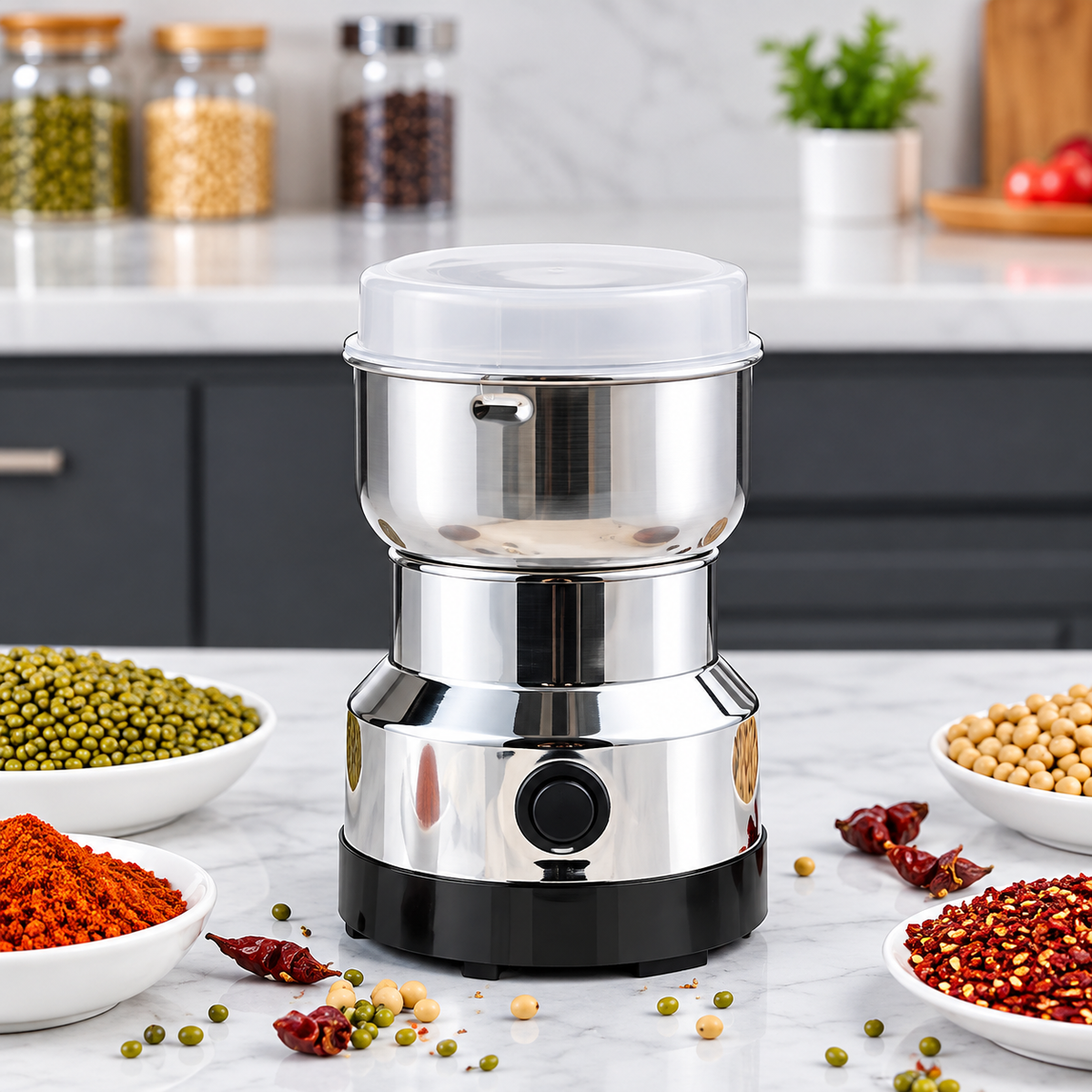 RAF R-7113 Electric Grinder | 300W Stainless Steel Blade Grinder | Coffee, Spices & Masala Grinder